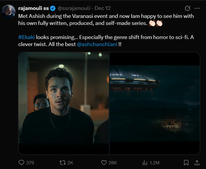 ss rajamouli on Ekaki